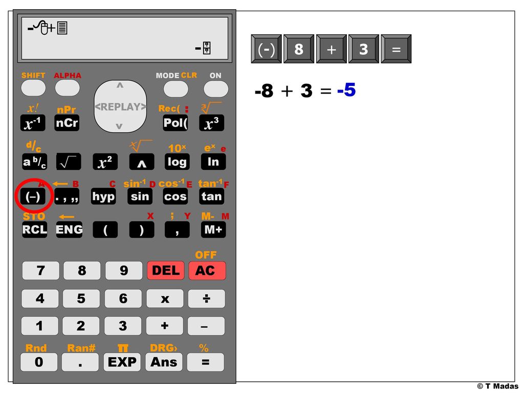 Calculator for negative numbers deals